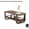 image:imageUmbra Bellwood Coffee Table with Storage NaturalAged Walnut