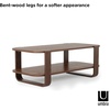 image:imageUmbra Bellwood Coffee Table with Storage NaturalAged Walnut