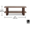 image:imageUmbra Bellwood Coffee Table with Storage NaturalAged Walnut