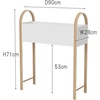 image:imageUmbra Bellwood Freestanding Planter Elevated Garden Bed Raised Storage Box WhiteNatural
