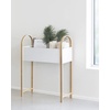 image:imageUmbra Bellwood Freestanding Planter Elevated Garden Bed Raised Storage Box WhiteNatural