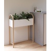 image:imageUmbra Bellwood Freestanding Planter Elevated Garden Bed Raised Storage Box WhiteNatural