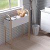 image:imageUmbra Bellwood Freestanding Planter Elevated Garden Bed Raised Storage Box WhiteNatural