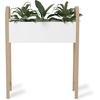 image:imageUmbra Bellwood Freestanding Planter Elevated Garden Bed Raised Storage Box WhiteNatural