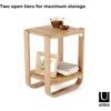 image:imageUmbra Bellwood Side Table with Storage NaturalModern