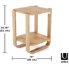 image:imageUmbra Bellwood Side Table with Storage NaturalModern