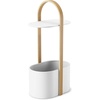 image:imageUmbra Bellwood Side Table with Storage and Cable Management White  Builtin cable management keeps cords tidy organized charging areaWhite