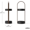 image:imageUmbra Bellwood Umbrella Stand SpaceSaving Steel 27Inch BlackWalnutBlackWalnut