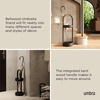 image:imageUmbra Bellwood Umbrella Stand SpaceSaving Steel 27Inch BlackWalnutBlackWalnut