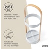 image:imageUmbra Bellwood Umbrella Stand SpaceSaving Steel 27Inch BlackWalnutWhiteNatural
