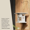 image:imageUmbra Bird Cafe Bird Feeder Outdoor Hanging Seed Dispenser Grey  Wraparound tray steel cable easy refill weather resistant plastic