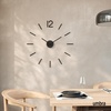 image:imageUmbra Blink Modern DIY 3D Wall Clock Easy to Paste Wall Sticker Numbers Frameless Large Decorative Wall Clock Simple Indicators Minimalist BlackBlack