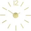 image:imageUmbra Blink Modern DIY 3D Wall Clock Easy to Paste Wall Sticker Numbers Frameless Large Decorative Wall Clock Simple Indicators Minimalist BlackBrass