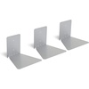 image:imageUmbra Conceal Floating Bookshelf Metal Wall Shelf Set of 3 Small Silver  Powder coated steel holds 15 lbs each displays decor or plants includes mounting hardwareSilver