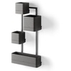 image:imageUmbra Cubiko Wall Planter with 4 Lightweight and Durable Pots BlackBlack