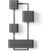 image:imageUmbra Cubiko Wall Planter with 4 Lightweight and Durable Pots BlackBlack