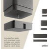 image:imageUmbra Cubiko Wall Planter with 4 Lightweight and Durable Pots BlackBlack