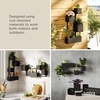 image:imageUmbra Cubiko Wall Planter with 4 Lightweight and Durable Pots BlackBlack