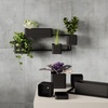 image:imageUmbra Cubiko Wall Planter with 4 Lightweight and Durable Pots BlackBlack