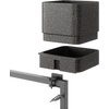 image:imageUmbra Cubiko Wall Planter with 4 Lightweight and Durable Pots BlackBlack