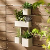 image:imageUmbra Cubiko Wall Planter with 4 Lightweight and Durable Pots BlackSand