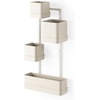 image:imageUmbra Cubiko Wall Planter with 4 Lightweight and Durable Pots BlackSand