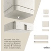 image:imageUmbra Cubiko Wall Planter with 4 Lightweight and Durable Pots BlackSand