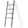 image:imageUmbra Leana Decorative Ladder Expandable Blanket Rack Bathroom Towel Holder and Clothes Organizer Regular WhiteBlack