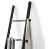 image:imageUmbra Leana Decorative Ladder Expandable Blanket Rack Bathroom Towel Holder and Clothes Organizer Regular WhiteBlack