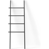 image:imageUmbra Leana Decorative Ladder Expandable Blanket Rack Bathroom Towel Holder and Clothes Organizer Regular WhiteBlack