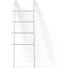 image:imageUmbra Leana Decorative Ladder Expandable Blanket Rack Bathroom Towel Holder and Clothes Organizer Regular WhiteWhite
