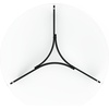 image:imageUmbra Madera Modern GlassTop Coffee Table with Wood Base BlackBlack