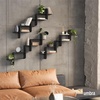 image:imageUmbra Montage Floating Wall Shelf Metal Set of 2 BlackBlack