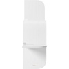 image:imageUmbra Montage Floating Wall Shelf Wood Wall Mount Display Case White  Rubberwood construction mounts horizontally or vertically holds up to 15 lbs use in any room renewable source