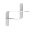 image:imageUmbra Montage Floating Wall Shelf Wood Wall Mount Display Case White  Rubberwood construction mounts horizontally or vertically holds up to 15 lbs use in any room renewable source