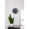 image:imageUmbra Ribbon Modern 12 Wall Clock Silent Non Ticking Battery Operated Quartz Movement BlackBlack