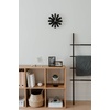 image:imageUmbra Ribbon Modern 12 Wall Clock Silent Non Ticking Battery Operated Quartz Movement BlackBlack