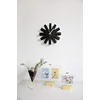 image:imageUmbra Ribbon Modern 12 Wall Clock Silent Non Ticking Battery Operated Quartz Movement BlackBlack