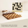 image:imageUmbra STAX FourinARow Table Game for Adults Brass  Coffee table game game room living room office adult game nightBrass