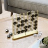 image:imageUmbra STAX FourinARow Table Game for Adults Brass  Coffee table game game room living room office adult game nightBrass