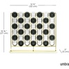 image:imageUmbra STAX FourinARow Table Game for Adults Brass  Coffee table game game room living room office adult game nightBrass