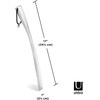image:imageUmbra Shoehorn Premium Silver LongHandled Metal 18 Inch Horn Stick for Men Women Kids Boots Stainless Steel HeavyDuty Shoes Remover Aluminum 04 x 04 x 04