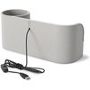 image:imageUmbra Stream Water Fountain Indoor Tabletop Zen Desktop Sand  Improves air quality USB powered holds 35 inch planter up to 50 hours recycled plasticGray