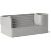 image:imageUmbra Stream Water Fountain Indoor Tabletop Zen Desktop Sand  Improves air quality USB powered holds 35 inch planter up to 50 hours recycled plasticGray