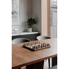 image:imageUmbra Wobble Chess Set Walnut and Maple Wood Board 15x15Inch Walnut  Chrome plated details weighted playing pieces interactive concave designWobble