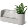 image:imageUmbra Stream Water Fountain Indoor Tabletop Zen Desktop Sand  Improves air quality USB powered holds 35 inch planter up to 50 hours recycled plasticGray