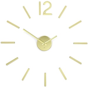 image:imageUmbra Blink Modern DIY 3D Wall Clock Easy to Paste Wall Sticker Numbers Frameless Large Decorative Wall Clock Simple Indicators Minimalist BlackBrass