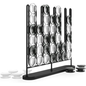 image:imageUmbra STAX FourinARow Table Game for Adults Brass  Coffee table game game room living room office adult game nightBlack