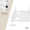 image:imagePeggy Kitchen Drawer Cupboard Organizer Tray  Adjustable Storage System For Food Containers Cookware Serveware Utensils and More White  Nonslip feet fits cabinets or shelves quick assembly 32 pegs included impactresistant plasticWhite