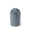 image:imageUmbra 125 Gallon Mini Waste Can with Removable SwingTop Lid  Small Garbage Bin for Kitchen Bathroom Bedroom Office  Compact Trash Can Fit Under Tables amp Counters  YellowSlate Blue